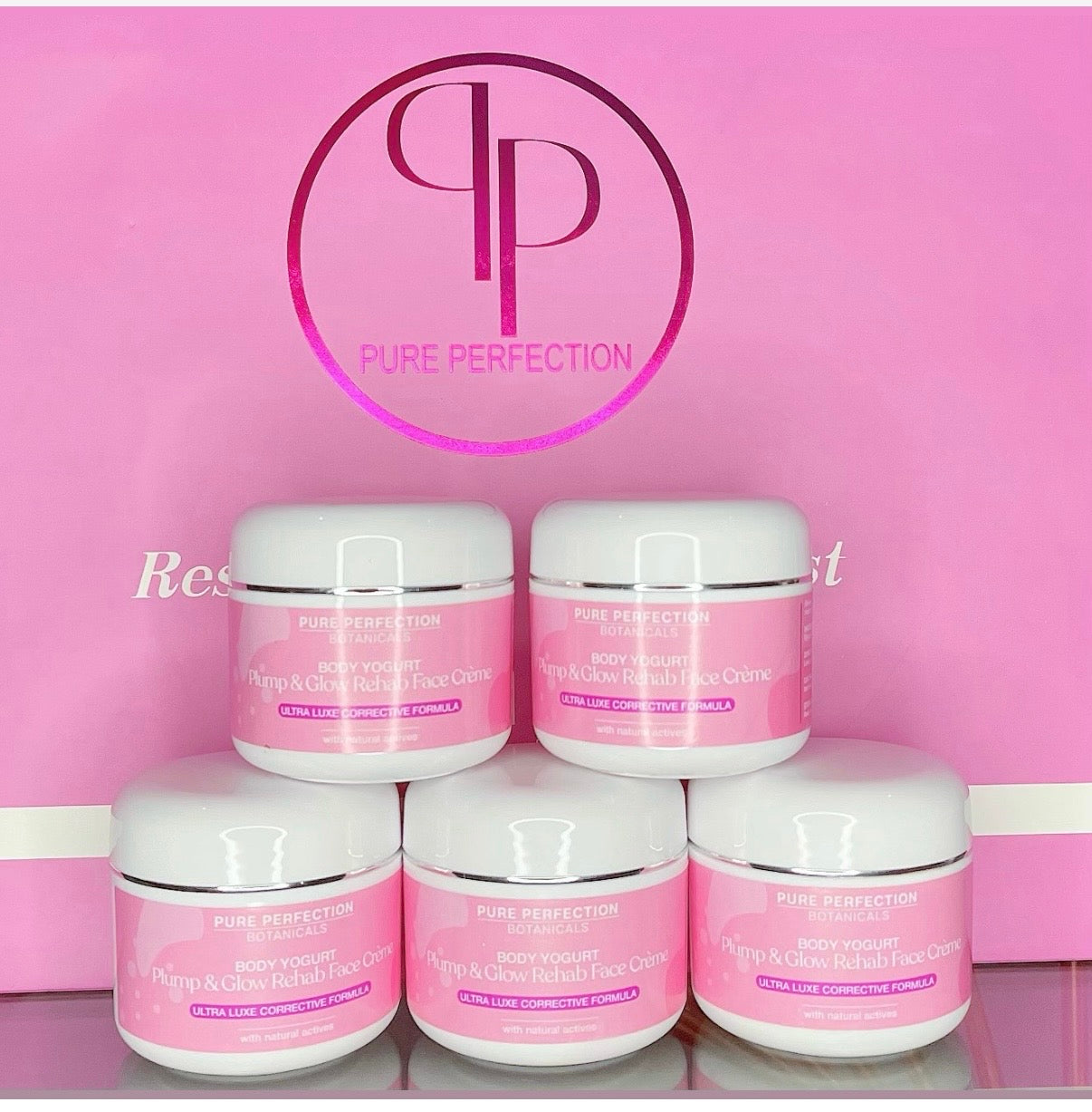 Body yoghurt glow rehab face dark