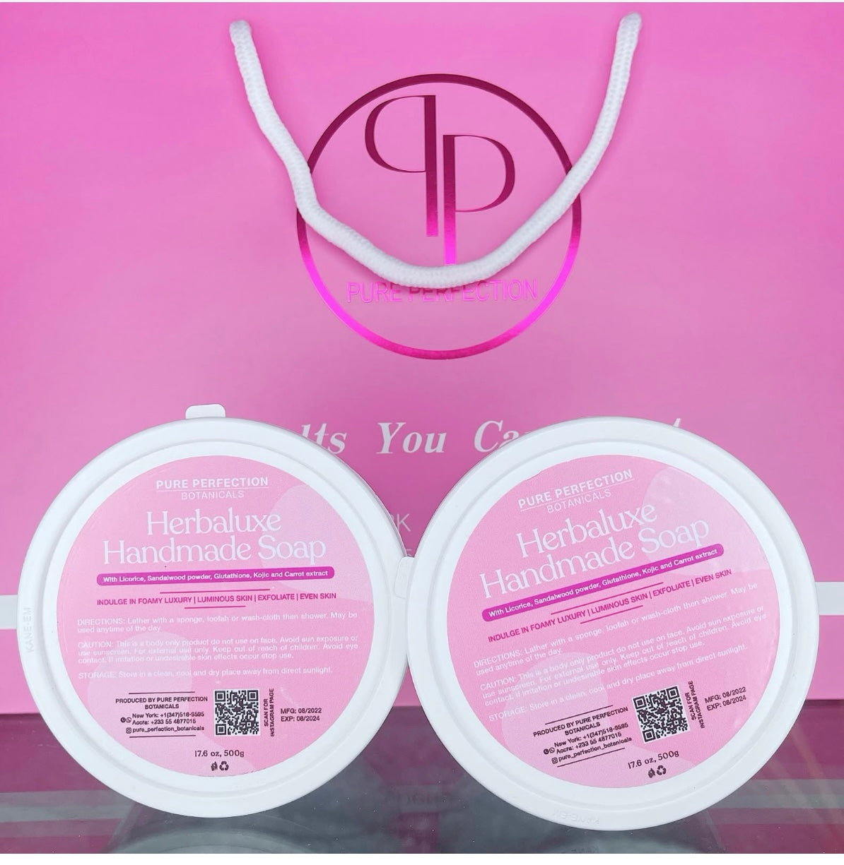 Herbaluxe handmade soap